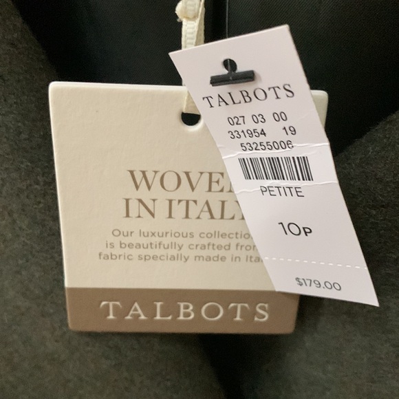 Talbots beautifully tailored wool jacket in dark linden green - Picture 4 of 5